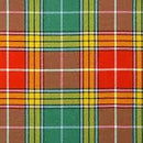 Layered fabric swatches of Heavyweight Tartan Material 16oz Wool 'Strome', perfect for crafting stylish outerwear and cozy blankets.
