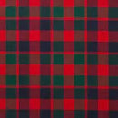 Luxury Tartan Handfasting Ribbon with Embroidery paired with a matching ring cushion, perfect for wedding decor.