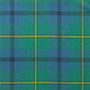 Close-up of the intricate tartan pattern on the Tartan Poncho - Reiver, highlighting the vibrant colors and craftsmanship of The Kiltmakery.