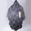 Black Watch Weathered Tartan Shawl made of 100% pure wool, perfect for warmth and style.