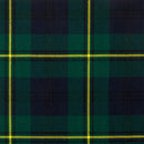 Close-up view of Heavyweight Tartan Material 16oz Wool 'Strome', highlighting the luxurious worsted wool and detailed tartan design, perfect for kilts.