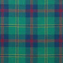 Assortment of Lightweight Swatches from The Kiltmakery laid out, representing different tartan styles for creative kilt designs.