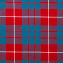 Close-up of the Tartan Poncho - Reiver, highlighting the intricate tartan patterns and craftsmanship.