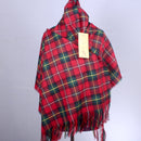 Boyd Modern Tartan Wool Stole featuring a vibrant tartan pattern, crafted from luxurious 100% pure new wool, perfect for stylish warmth during chilly weather.
