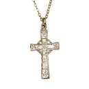 Elegant Iona Cross Pendant in high-quality pewter, showcasing a traditional cross design perfect for daily wear and special occasions.