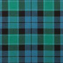 Close-up of Tartan Handfasting Ribbon - Straight highlighting the intricate details and vibrant tartan patterns.
