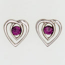 Celtic Heart Earrings made of high-quality pewter featuring an intricate design symbolizing love and friendship, perfect for everyday wear or special occasions.