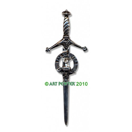 Clan Crest Pewter Kilt Pin with Matheson Crest