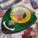 Beveridge Clan Crest Printed Wall Plaque - Custom Made, showcasing vibrant colors and intricate design, ideal for celebrating Scottish heritage in any home or office.
