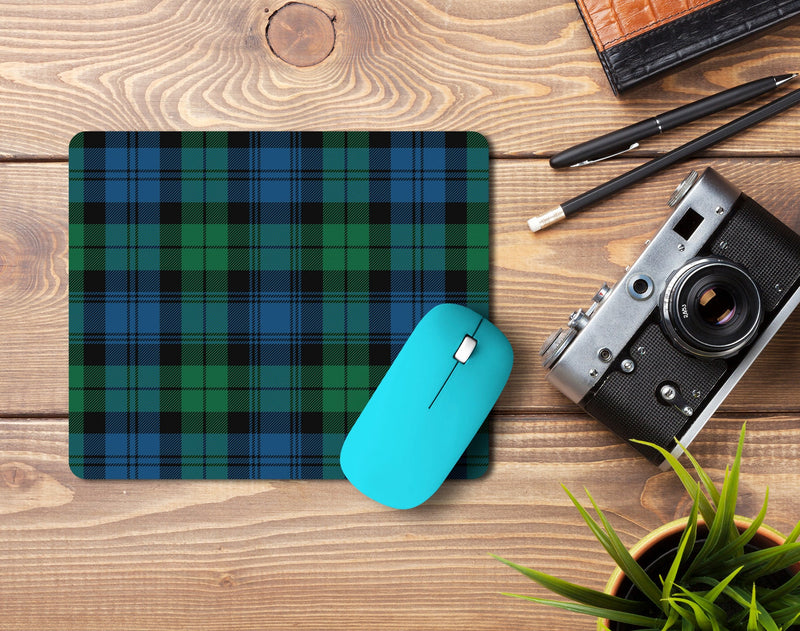 Black Watch Tartan Mouse Pad