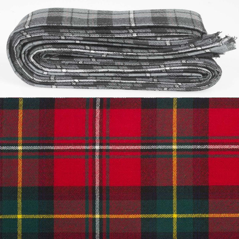 Wool Strip Ribbon in Boyd Modern Tartan - 5 Strips, Choose your Width