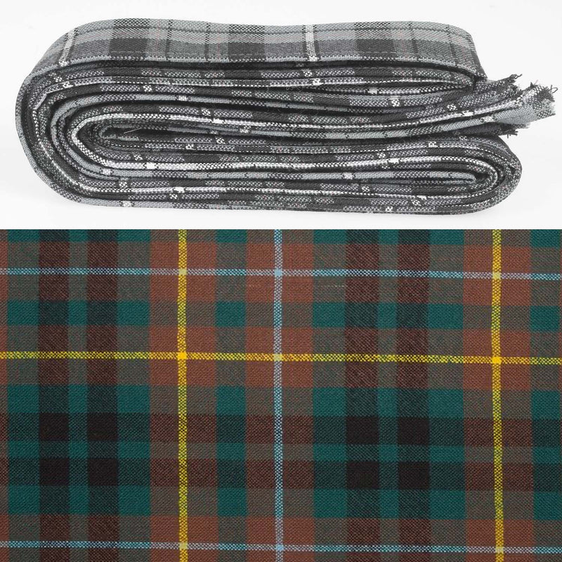 Wool Strip Ribbon in Buchanan Hunting Modern Tartan - 5 Strips, Choose your Width