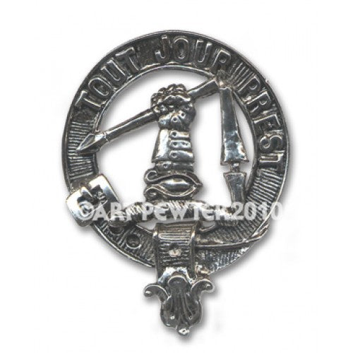 Carmichael Pewter Clan Crest Buckle For Kilt Belts