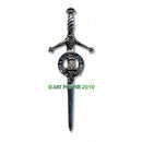 Clan Crest Pewter Kilt Pin with MacNaughton Crest