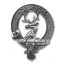 Colquhoun Pewter Clan Crest Buckle for Kilt Belts showcased with detailed craftsmanship, perfect for displaying Scottish heritage.
