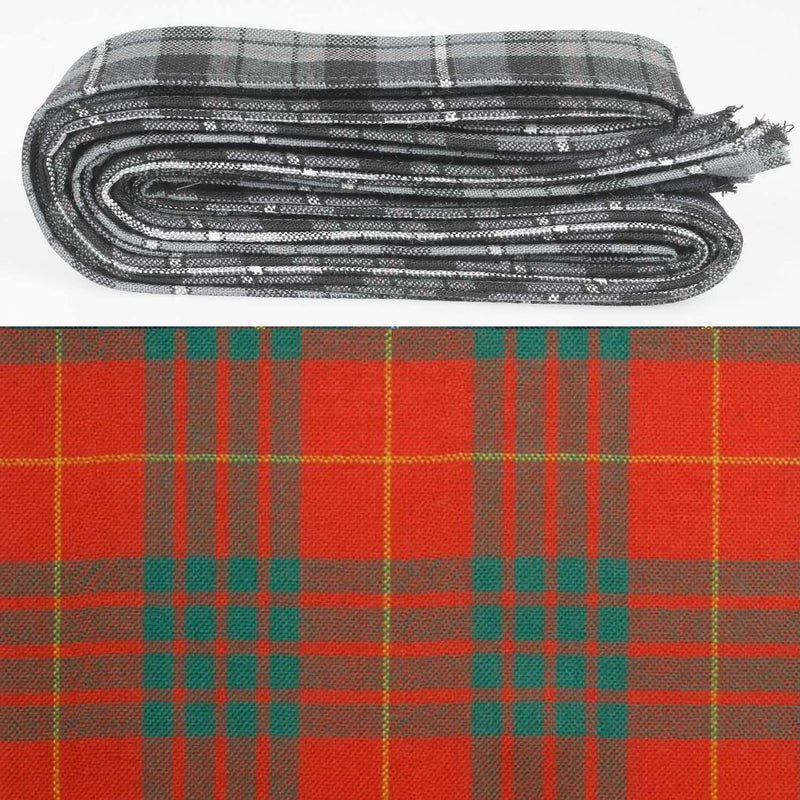 Wool Strip Ribbon in Cameron Ancient Tartan - 5 Strips, Choose your Width