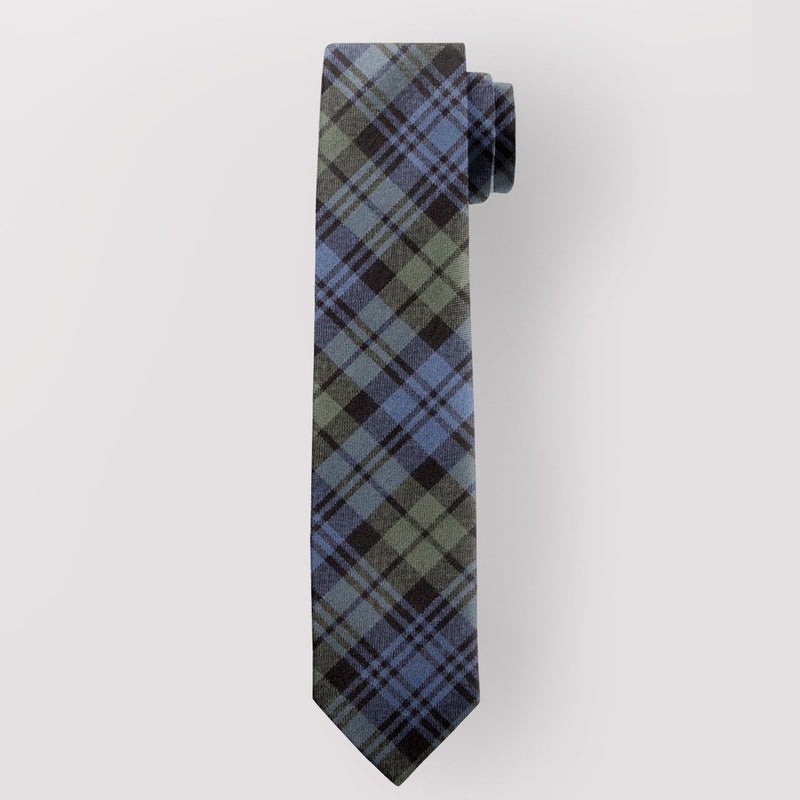 Pure Wool Tie in Campbell Faded Weathered Tartan
