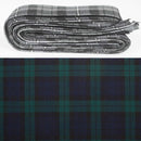 Wool Strip Ribbon in Campbell Modern Tartan - 5 Strips, Choose Your Width