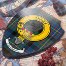 Chalmers Clan Crest Printed Wall Plaque - Custom Made showcasing vibrant colors and intricate details, ideal for celebrating Scottish heritage.
