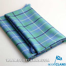 Douglas Ancient Tartan Shawl in pure new wool, showcasing its elegant design and vibrant pattern, perfect for stylish outfits or home decor.
