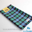 Galbraith Ancient Tartan Wool Headscarf displayed elegantly, showcasing its lightweight design and beautiful tartan pattern, perfect for versatile styling and every occasion.