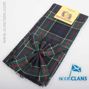 Wool Mini Sash in Colquhoun Modern Tartan, a stylish accessory made of 100% pure new wool perfect for various ages and occasions.