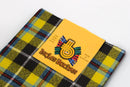 Wool Tartan Pocket Square in Cornish Tartan from Ingles Buchan, showcasing intricate design and soft new wool texture, perfect for adding sophistication to any outfit.