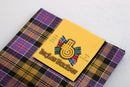 Scarf in Culloden Wool Tartan showcasing vibrant colors and lightweight design, perfect for fashion statements.