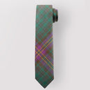 Stylish Pure Wool Tie in Dalriada Tartan, details of the fabric and pattern, ideal for clan gatherings.