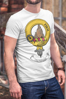Dalrymple Clan Crest Gents T Shirt showcasing a unique clan crest design for proud owners, perfect for casual wear.