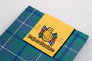 Scarf in Douglas Ancient Wool Tartan, a lightweight fashion accessory made of 100% pure new wool, perfect for warmer climates and stylish for both genders.