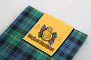 Lightweight Gordon Ancient Wool Tartan scarf by Ingles Buchan - stylish and versatile fashion accessory for both men and women.