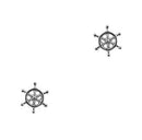 Outlander Inspired Compass Silver Stud Earrings featuring a traditional compass design, crafted from 925 Sterling Silver, perfect gift for Outlander fans.