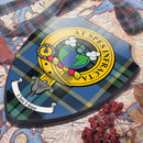 Hope Clan Crest Printed Wall Plaque - Custom Made showcasing vibrant colors and intricate details, perfect for displaying Scottish heritage in your home.