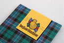 Hunter Ancient Tartan Wool Scarf by Ingles Buchan, lightweight and stylish accessory for any occasion.