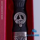 Hunter Clan Crest Sgian Dubh - Stone Top