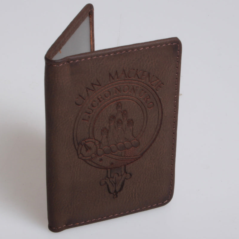 Clan Crest PU Leather Oyster / Travel Card Wallet