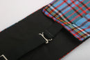 Close-up of Wool Cummerbund in Anderson Modern Tartan fabric, displaying the high-quality wool and intricate tartan design.