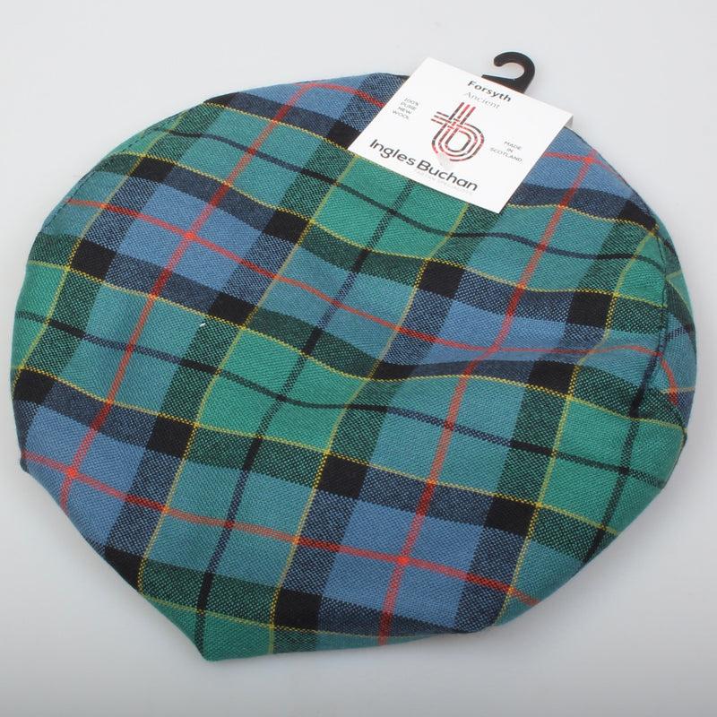 Pure Wool Golf Cap in Forsyth Ancient Tartan