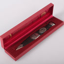 Ross Clan Crest Sgian Dubh - Stone Top featuring a stunning multi-faceted stone and traditional Scottish craftsmanship