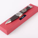 Ross Clan Crest Sgian Dubh with stunning stone top showcasing intricate craftsmanship and Scottish heritage.