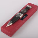 Young Clan Crest Sgian Dubh - Stone Top showcasing traditional Scottish craftsmanship and customizable clan crest.
