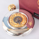 MacPherson Clan Crest Pewter Sporran Flask