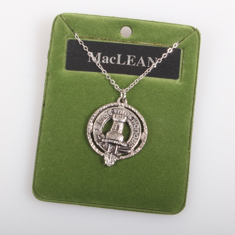 MacLean Clan Crest Pendant