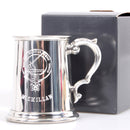 Clan Crest Half Pint Pewter Tankard with Extra Engraving