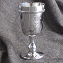 Clan Crest Engraved Celtic Band Pewter Goblet