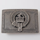 MacDonald of Clanranald Pewter Clan Crest Buckle For Kilt Belts
