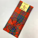 Wool Mini Sash in MacLean of Duart Ancient Tartan beautifully displayed, showcasing its authentic Scottish design and lightweight fabric