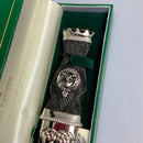 Gordon Clan Crest Deluxe Stone Top Thistle Design Sgian Dubh featuring a beautifully crafted pewter clan crest and thistle design, perfect for showcasing Scottish heritage.