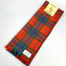 Wool Scarf in MacLean of Duart Ancient Tartan showcasing its lightweight design and vibrant colors.